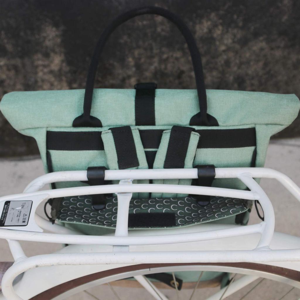 TOURBON Bike Pannier Bag Bicycle Rear Pack Leisure Daily Backpack Handbag