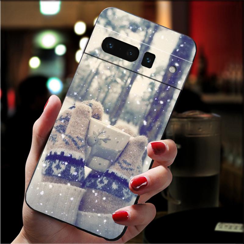 

Phone Case For Google Pixel 10 9 Pro XL 9A 8 7 6 Pro Pixel 8A 7A 6A Pixel 8 7 6 5 Landscape Winter Light Snow Google Pixel 9a