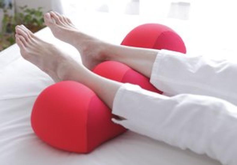 Foot Pillow Bead Material Soft and a New King's (Ultra-Fine - Fluffy, Feeling!) (Brown)