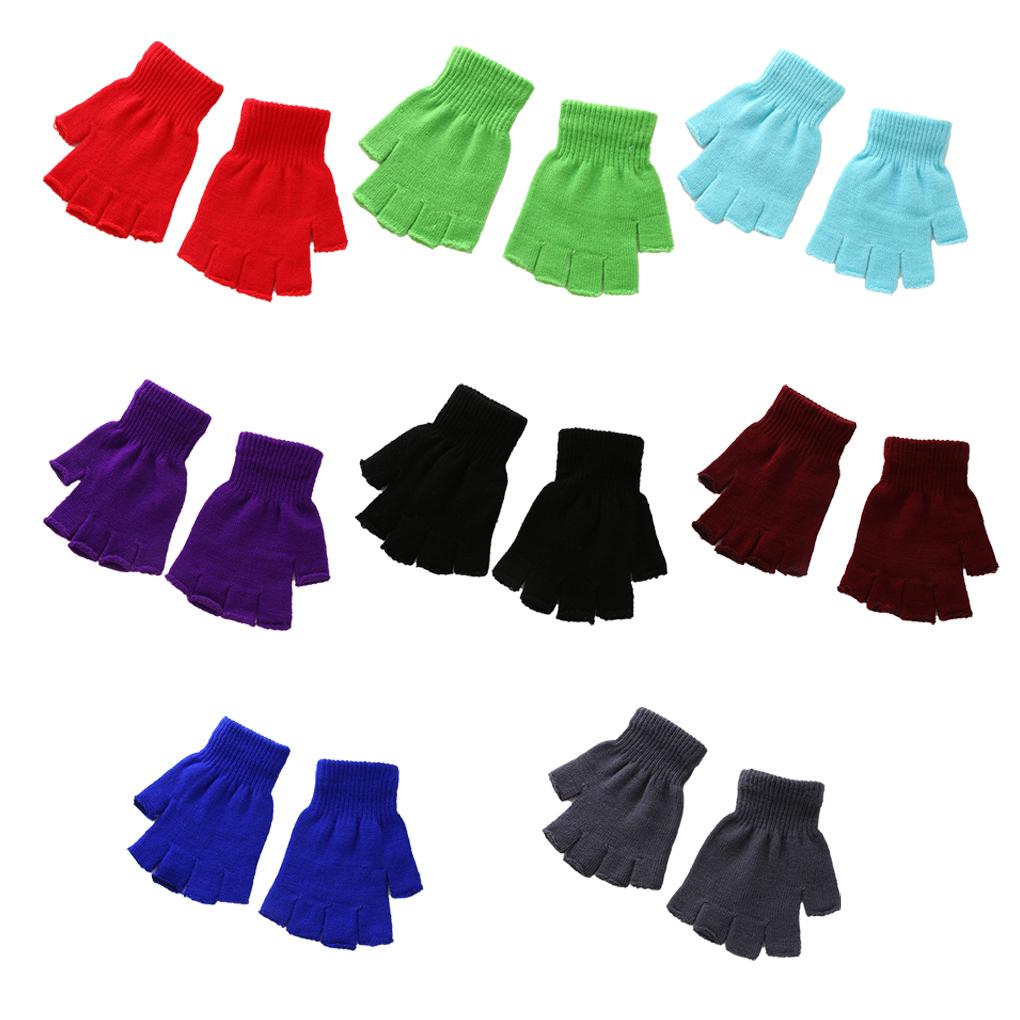 1 Paar Fingerlose Handschuhe Stilvoll Bequem Herren Damen Bekleidungsaccessoire Einfacher Stil Fingerwärmer Handbedeckungen für Draußen