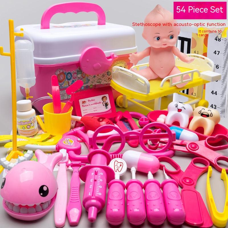 Doctor Toy for Kid Doctor Pretend Play Set Children Medical Dentist Tool Stethoscope Educational Toy Montessori Hobbies Kid Gift