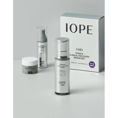 Iope Xmd Stem 3 Clinical Recovery Serum 30ml Set  +Stem3 Serum 15ml + Cream 15ml 