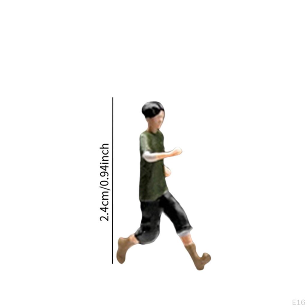 1/64 Mini Figure Model Artwork Centerpiece Home Decoration Artificial Sculpture Simulation People
