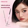 Dezone Double-Ended Gel Eyeliner Pencil - Silky, Long-Lasting, Non-Smudging, Beginner-Friendly Fine Tip
