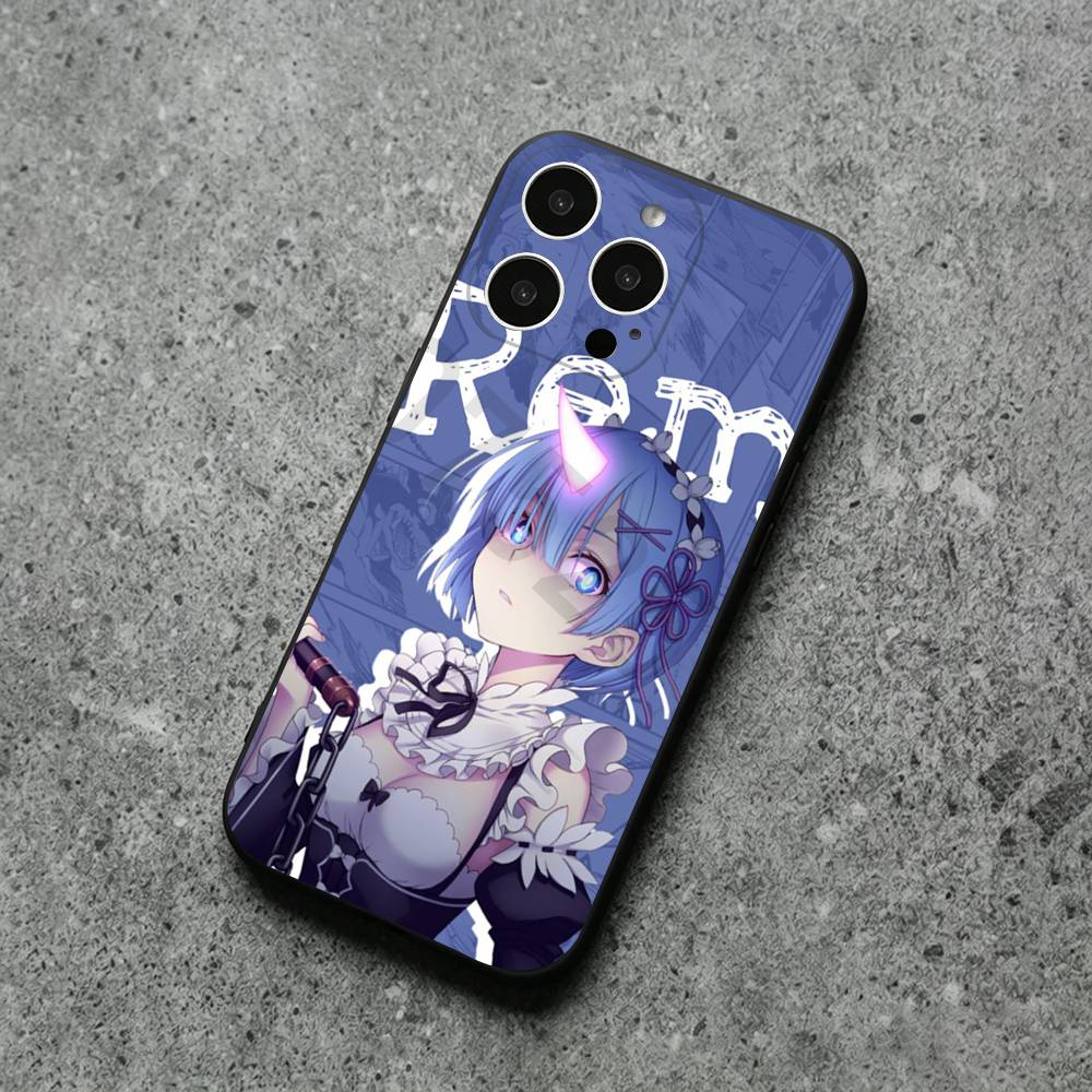 Rem R-Re Anime Z-Zero Phone Case For IPhone17,11,12,13,14,15,16,XS,XR,X,Mini,Pro,Max,Plus,Shell,Cover