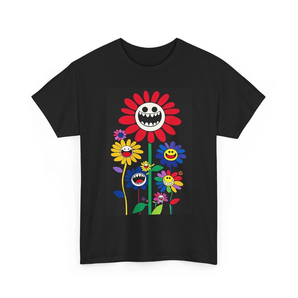 COOL TRIPPY FLOWERS SPRING DAISY Tshirt TEE GIFT MEN WOMEN PARTY SHIRT EDC RAVE