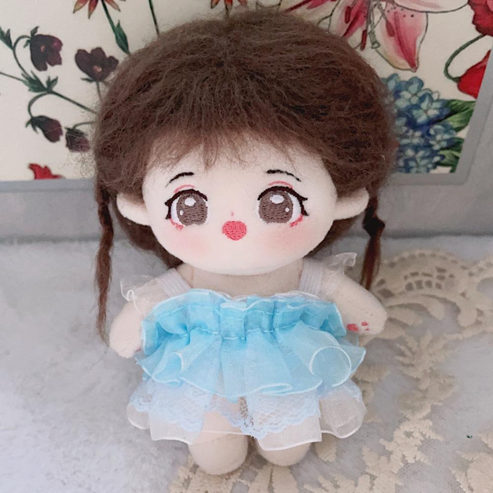 

Doll Changing 10cm Doll Clothes Dress Gauze Skirt Plush Toys Clothes Cotton Doll Accessories