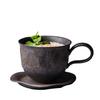 KuBac Design Steingut Handgefertigt Japanischer Stil Vintage Retro Kaffeetasse Nachmittagstee Keramiktasse Set Mit Tablett Dropshipping