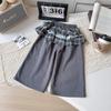 Girls' Korean Style Three-Piece Outfit: Fashionable Vest, Base Shirt & Long Pants for Autumn & Spring (AQB005)