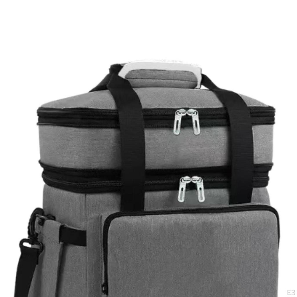 With Handle Food Shoulder Strap Portable Picnic Bag Lunch Tote for Working Fishing Travel Gym