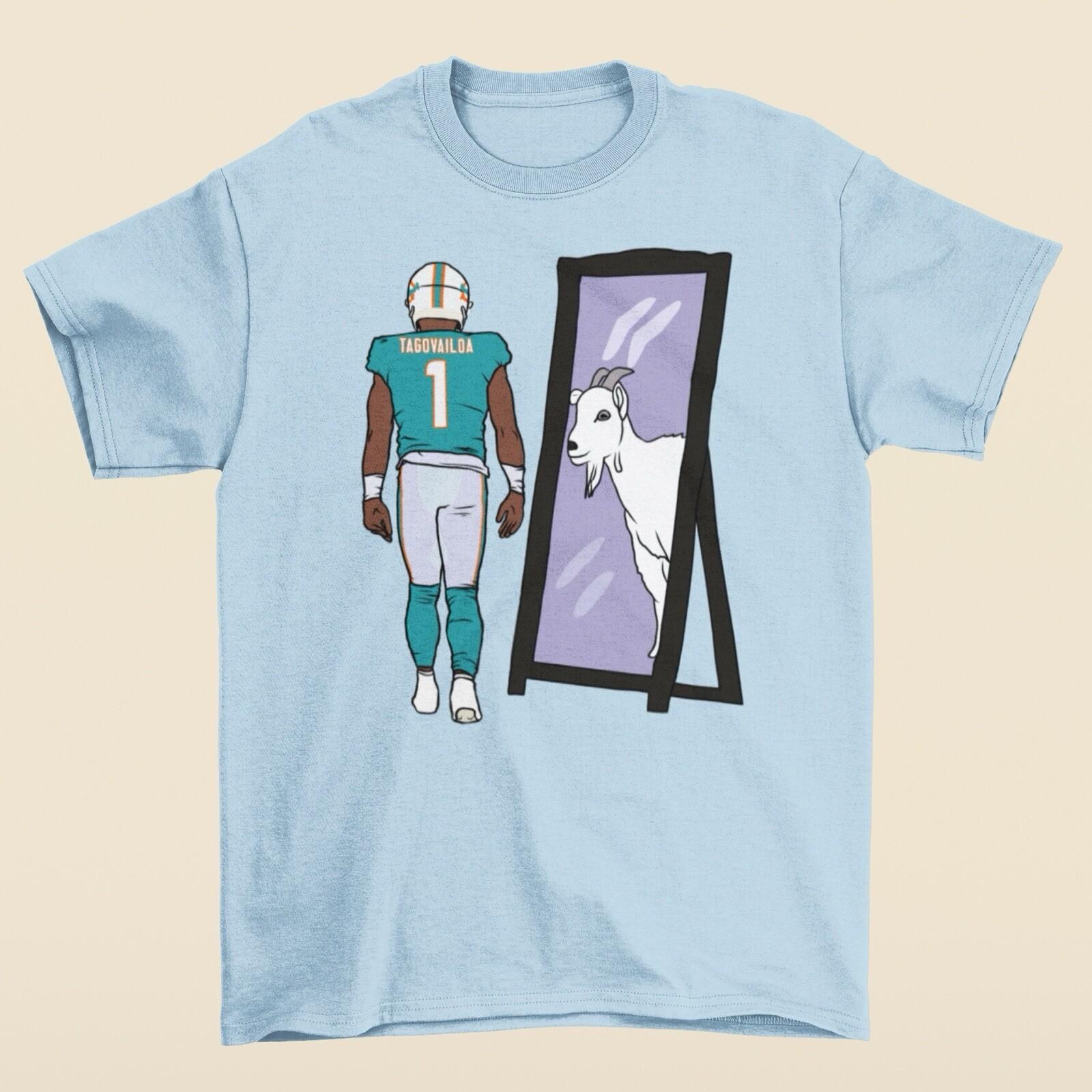 Tua Tagovailoa Mirror GOAT Miami T-shirt XL