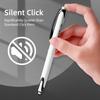 Durable Black/Red Ink Gel Pen 0.5mm Tip Press Type Sign Pen Quick Drying Ballpoint Pen Back To School Gift