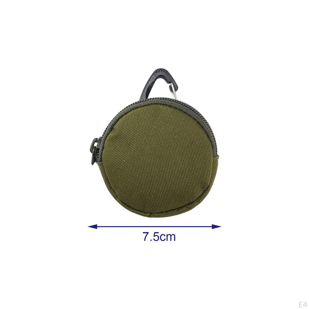 Earphone Case Bag, Small Pouch Portable Oxford Protective Cover with Triangle Buckle Storage Bag for