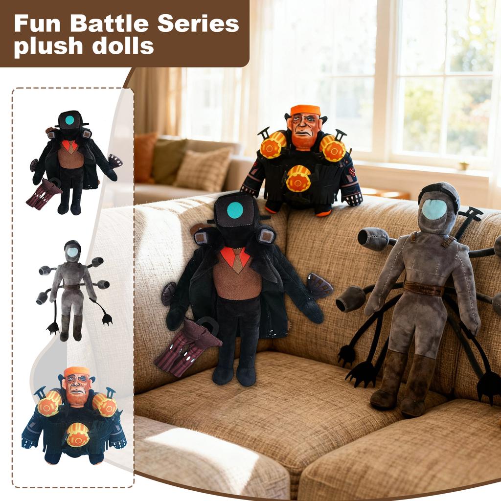 CuteBattle Series Plush Doll - Unique Humanoid Character Toy, Skin-Friendly Stuffed Companion For Children