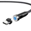 540° Rotating Magnetic Fast Charging Cable for Apple and Type-C Devices