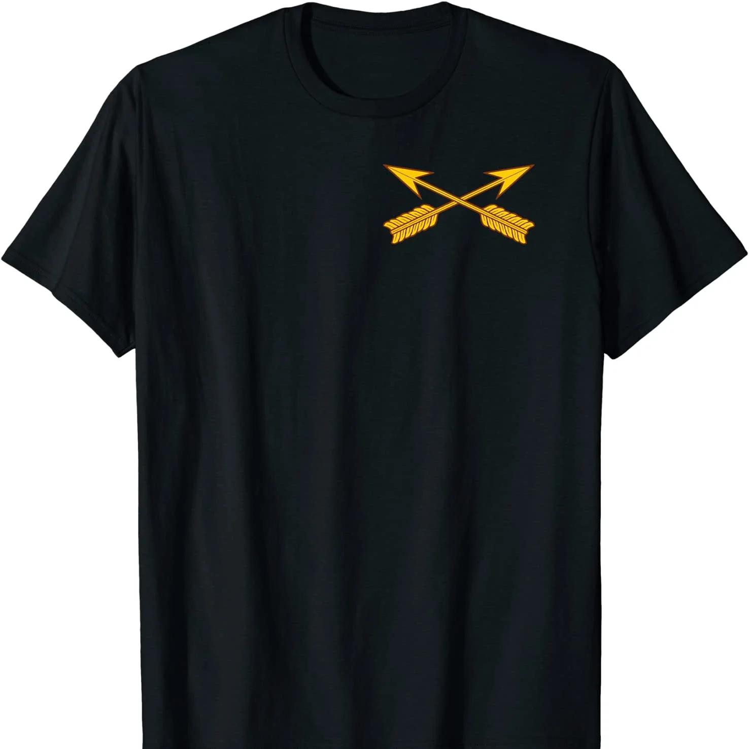 

Special Forces Shirt - Green Beret Crossed Arrows T Shirt. Short Sleeve 100% Cotton Casual T-shirts Loose Top Size S-3XL - Me... S разноцветный