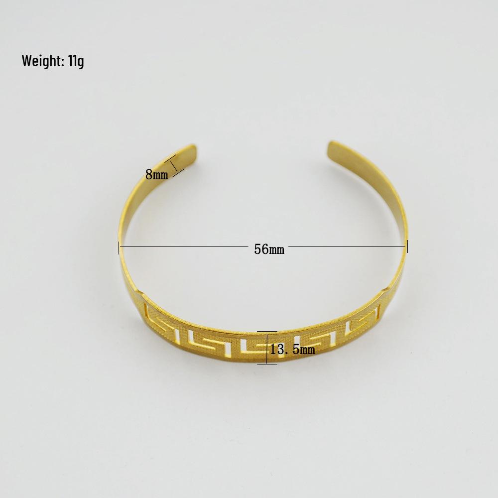 All-Copper Open Bracelet - Elegant European  American Fashion