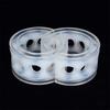 2Pcs Type-B Transparent Car Shock Absorber Spring Bumper Buffer Retainer Cushion