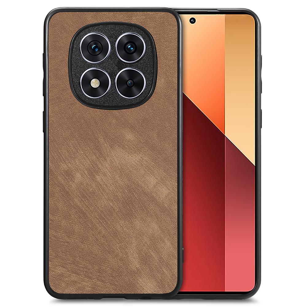 

For Xiaomi Redmi Note 14 Pro 5G/Poco X7 5G Case Retro Leather + TPU Shockproof Protective Phone Cover F
