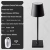 Rechargeable Touch Dimming Table Lamp - Decorative for Dining, Cafe & Bedside Night Light.