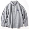 Trendy Spring & Fall Long Sleeves Heart Embroider Casual Stripes Shirt