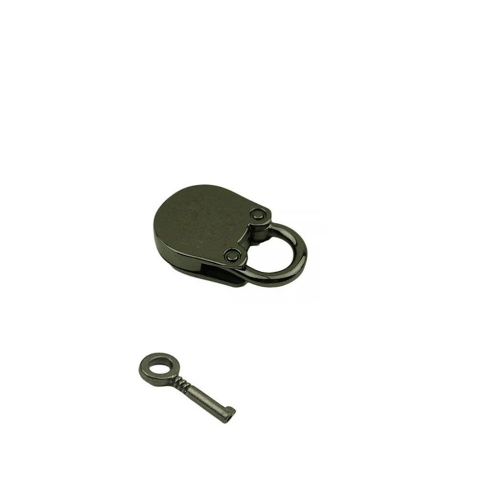 

Форма медведя Дом, Использование в путешествиях С 1 ключом Маленький замок Аксессуары для дневника Навесной замок Фурнитура Декор чёрный