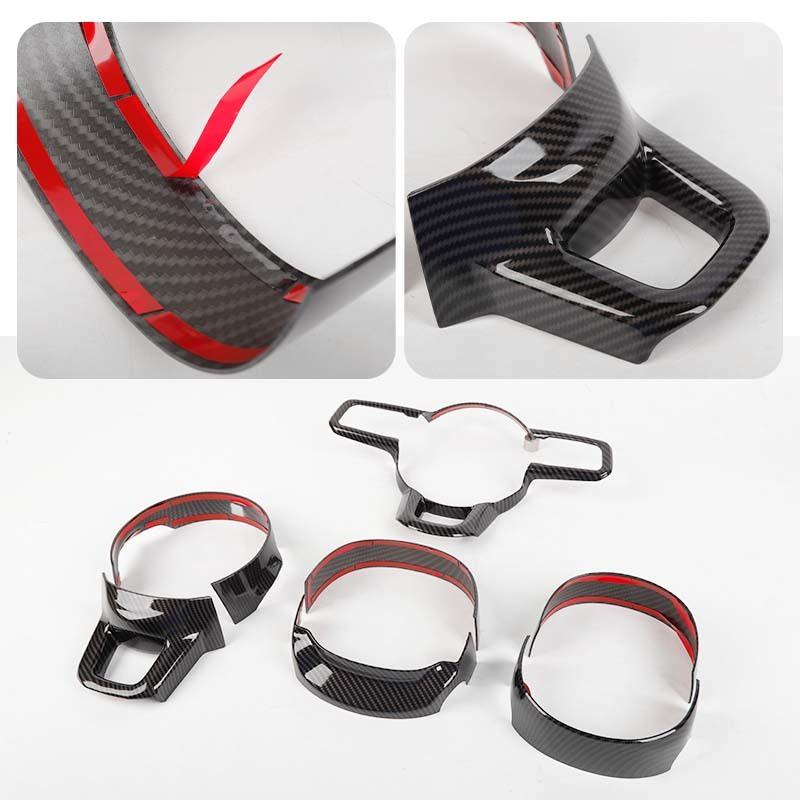   Autocolante decorative de bază pentru panoul de volan pentru Jeep Wrangler JL pentru JT Gladiator 2018 Up Accesorii de interior auto