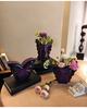 Kreative Dunkle Schmetterling Keramikvase Pflanzgefäße Tischdekoration Ornamente Blumenarrangement Blumenvase Raum Ästhetische Deko