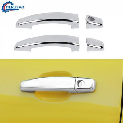 Chrome Car Door Handle Cover Cap Trim Overlay Shell Kit For Chevy Camaro 2010-15