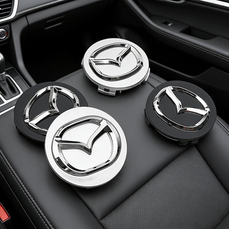 4 Stück Original Auto Radnabenkappe Abdeckung Für Mazda 3 6 2 5 CX5 CX3 Atenza MX5 CX7 Axela CX30 CX90 CX60 CX50 MX30 CX9 RX8 CX8