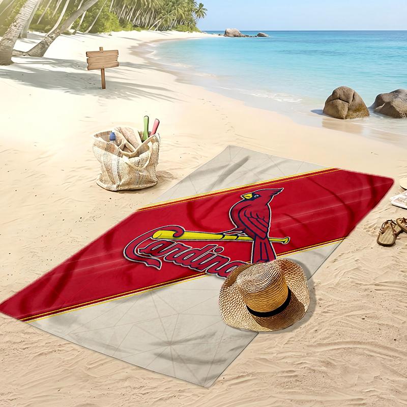 St. Louis Cardinals Print Beach Towel Soft Portable Quick?dry Towel For Pool Summer Vacation Outdoor Sport