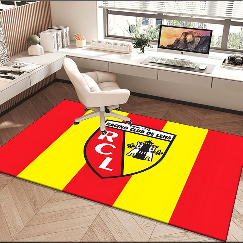 1PC rug Racing Club Lens Crest Carpet, Chair Rug,Area Rug for Office Bedroom living rooms bedroom, Doormat decor Christmas fan gifts