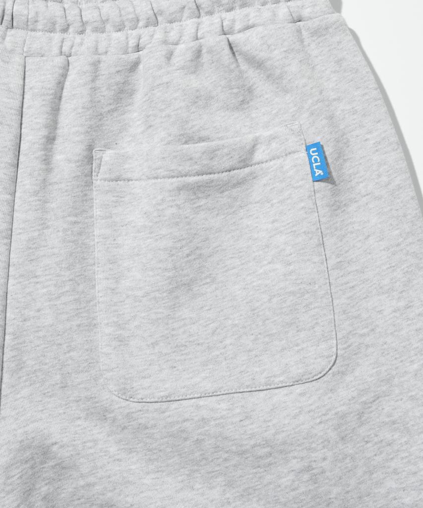 UCLA Unisex Full Elastic Waist Wide Pants [L-M-Grey](Ubrlp80)