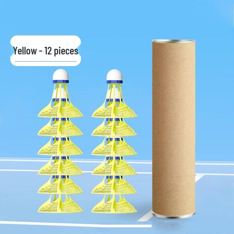 SHXI Wind-Resistant Nylon Badminton Shuttlecocks for Kids Training