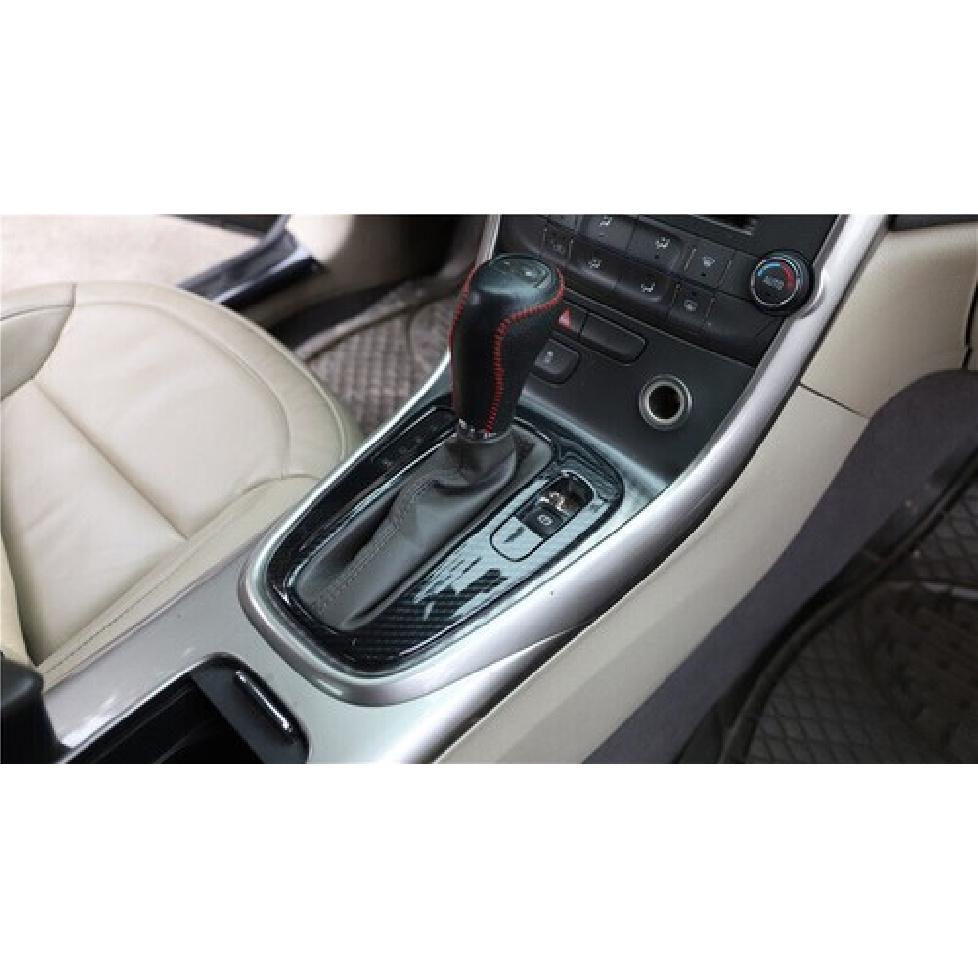 For Chevrolet Malibu 12-14 Carbon Fiber Inner Gear Shift Panel Decor Cover Trim
