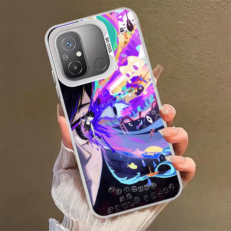 O-Omori Cartoon Game Soft Phone Case for Xiaomi Redmi 15C 15 14C 13C 12C Poco X5 X6 X7 Pro X3 F8 F7 Ultra M8 13 12 Cover Back Sh