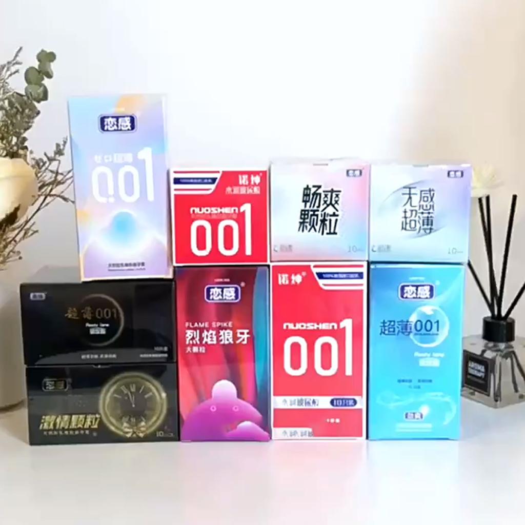 Ultra Thin Condoms Long-lasting For Men Sex Ejaculation Delay Latex Condom Hyaluronic Acid 0.01 Penis Sleeve For Adults Sex Love