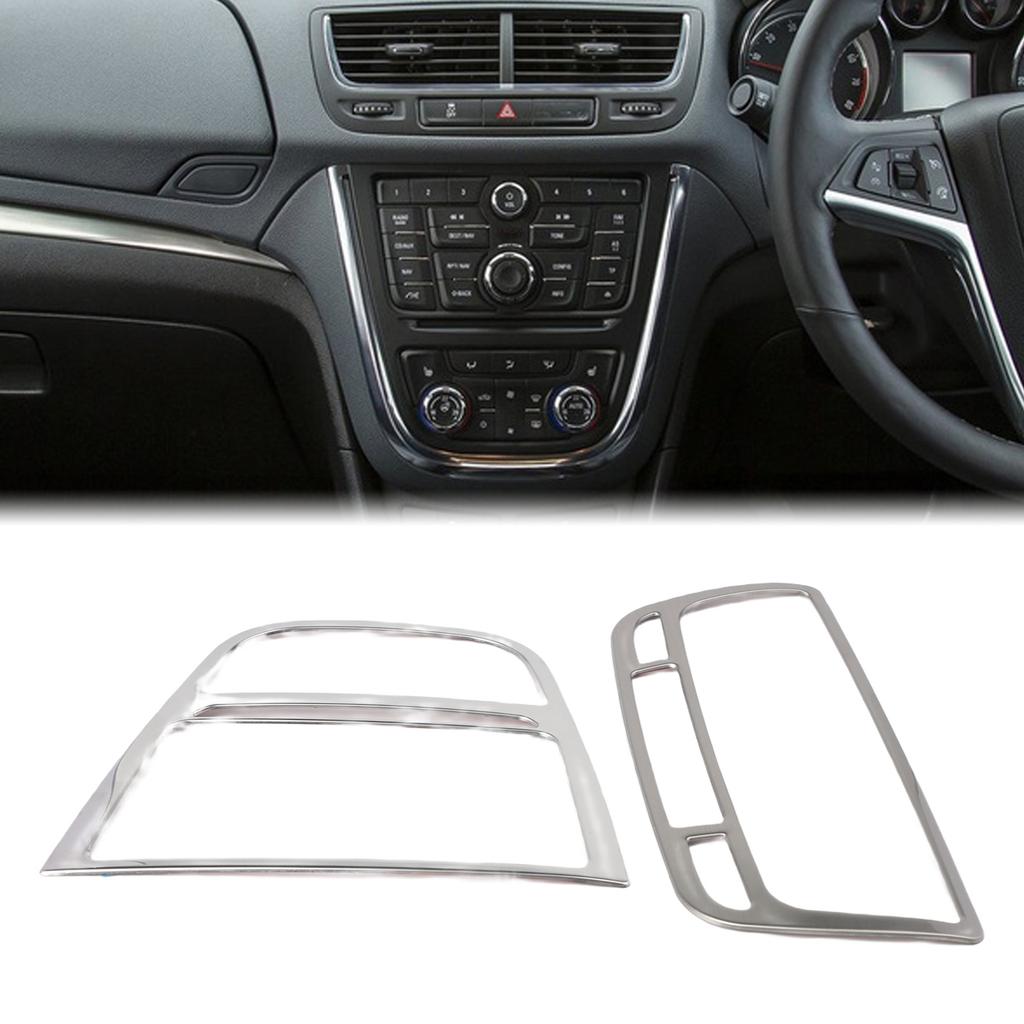 Car Center Dashboard Outlet Air Conditioning Vent Decoration Sticker Cover Trim Frame for VAUXHALL for MOKKA 13-16