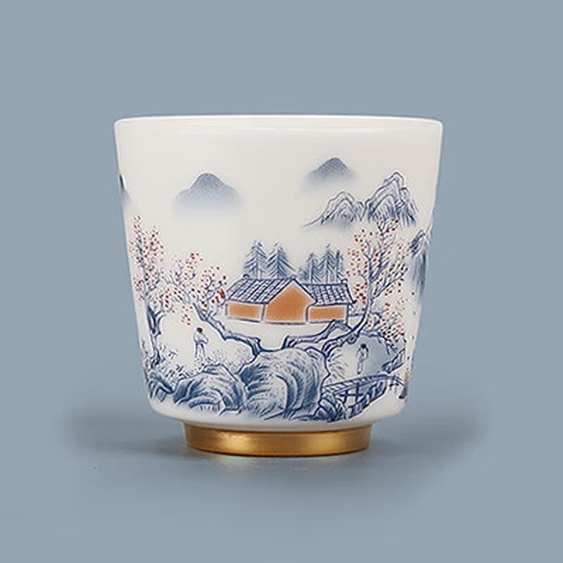 ChaXun Mutton-Fat Jade Porcelain Master Tea Cup