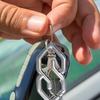 1/2/3Pcs Keychain Smooth Opening Mechanism Minimalist Design The S Thing Carabiner Everyday Carry Travel Outdoor Use