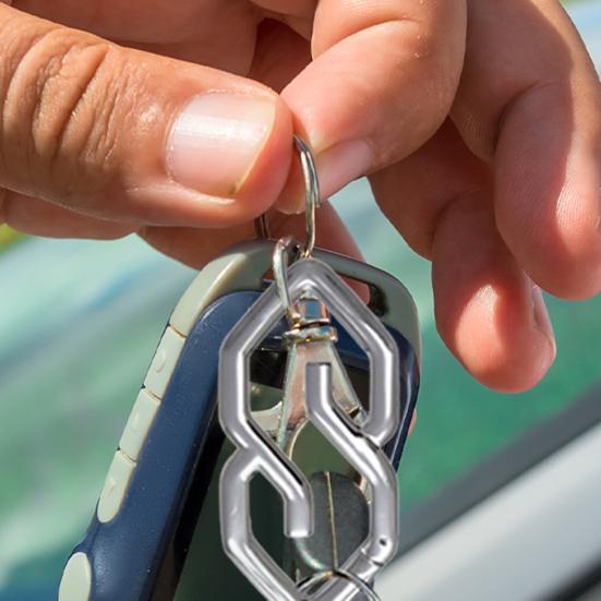 1/2/3Pcs Keychain Smooth Opening Mechanism Minimalist Design The S Thing Carabiner Everyday Carry Travel Outdoor Use