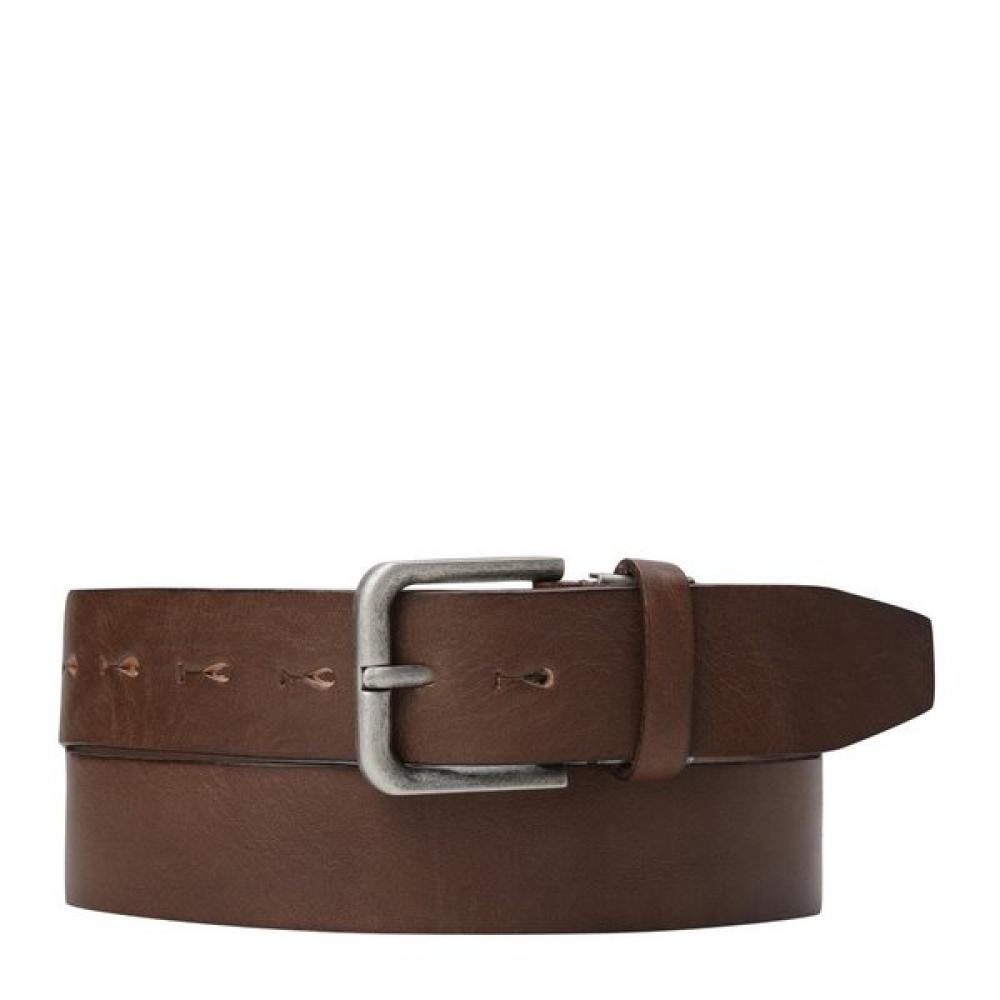 Series Leather Vintage Effect Belt  Ssabx25141brd dark brown/XXX