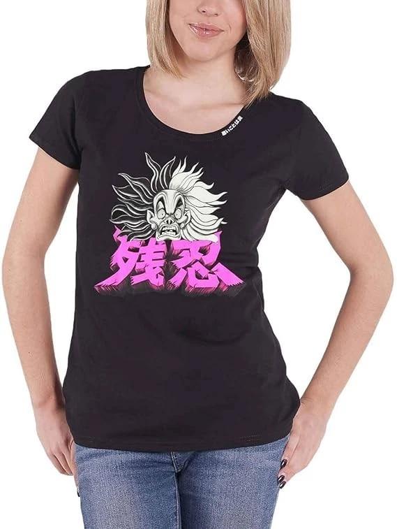 Disney - 101 Dalmations - Cruella- Women s T-Shirt LARGE M