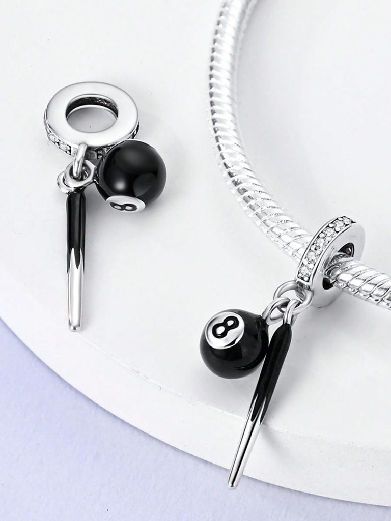 Charm Copper Colors Pink Heart Basketball Bead For Original Bracelet Diy Beads Charms Jewellery Making Gift For Women Styfne