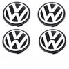 2026 Hot For VOLKSWAGEN VW 4pcs 55-56mm For VW Golf Passat Jetta Beetle CC Bora Polo Touareg Tiguan Wheel Center Cap Rim Caps Ca