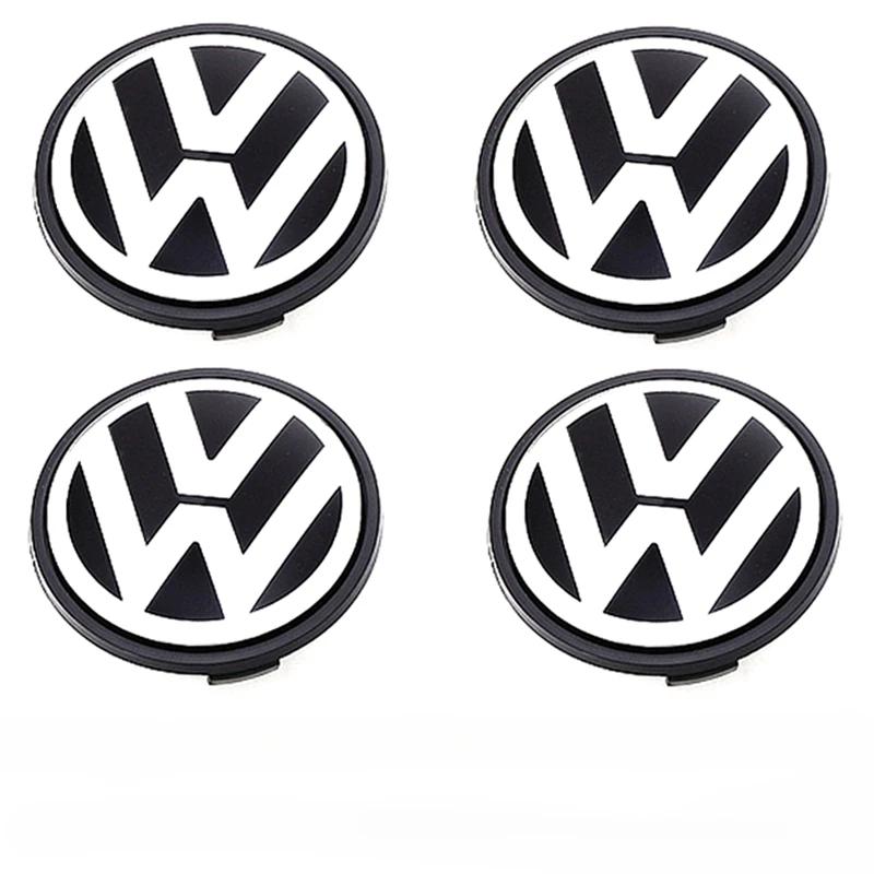 2026 Hot For VOLKSWAGEN VW 4pcs 55-56mm For VW Golf Passat Jetta Beetle CC Bora Polo Touareg Tiguan Wheel Center Cap Rim Caps Ca