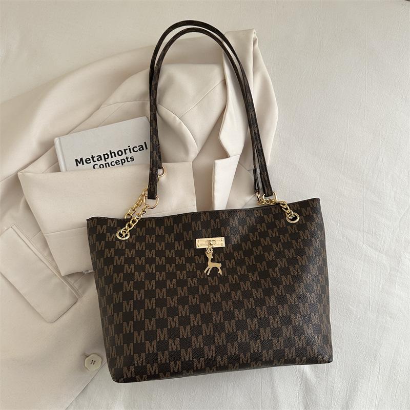 

Трендовая сумка-тоут большой вместимости, зимняя новинка, женская персонализированная модная сумка-тоут для поездок на работу, женская сумка