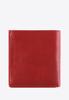 Wittchen Women's Leather Wallet With Coat Of Arms, Snap-On, Red, Natural Leather