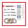 Mini-Axial-Rillenkugellager F9-20M bis F10-20M