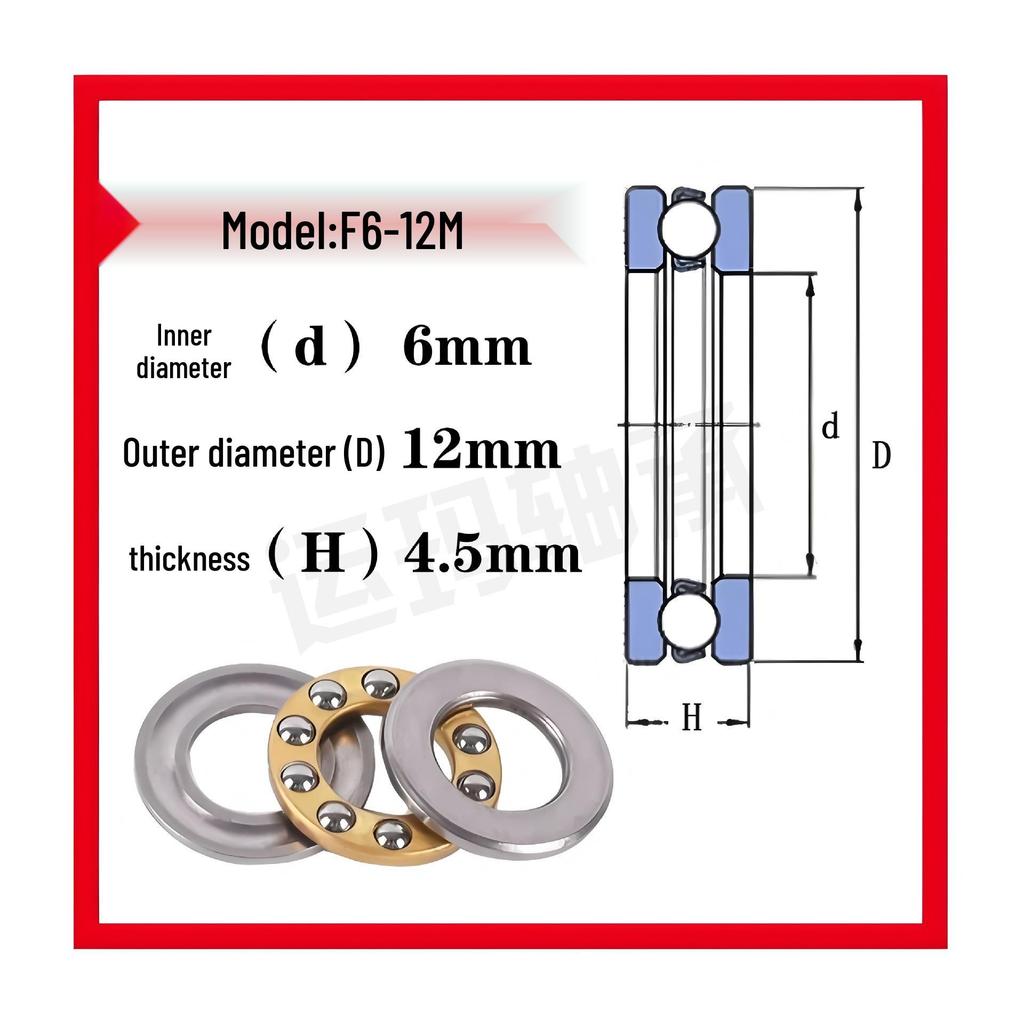 Mini-Axial-Rillenkugellager F9-20M bis F10-20M